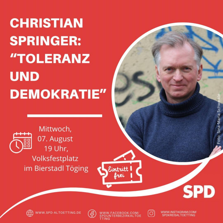 Volksfestkundgebung mit Christian Springer